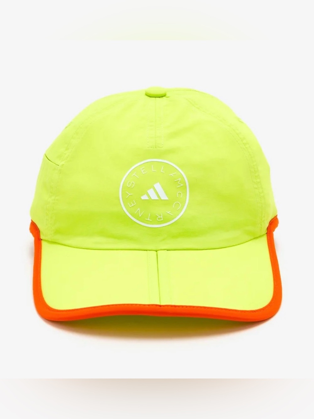 ADIDAS x Stella McCartney run cap lime green and orange